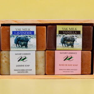 Himalayan Herbal Bath Soap Set - Milk and Flower Line